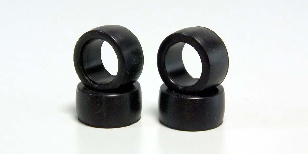 Kyosho - Mini-Z LM High-Grip Tyres 20 Shore (4) - Wide - K.MZT302-20B MINI R/C WHEELS & TYRES