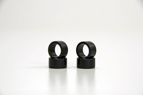 Kyosho - Mini-Z Racing Slick Tyres 30 Shore - Wide (4) - K.MZW17-30 MINI R/C WHEELS & TYRES