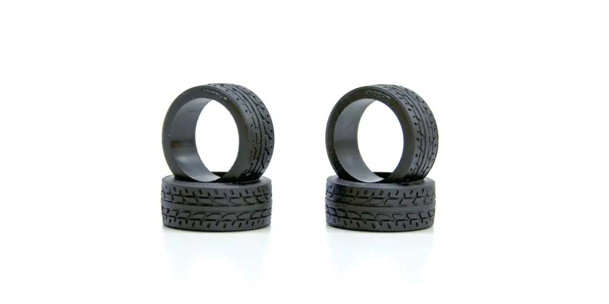 Kyosho - Mini-Z Racing Radial Tyres 20 Shore - Narrow(4) - K.MZW37-20B MINI R/C WHEELS & TYRES
