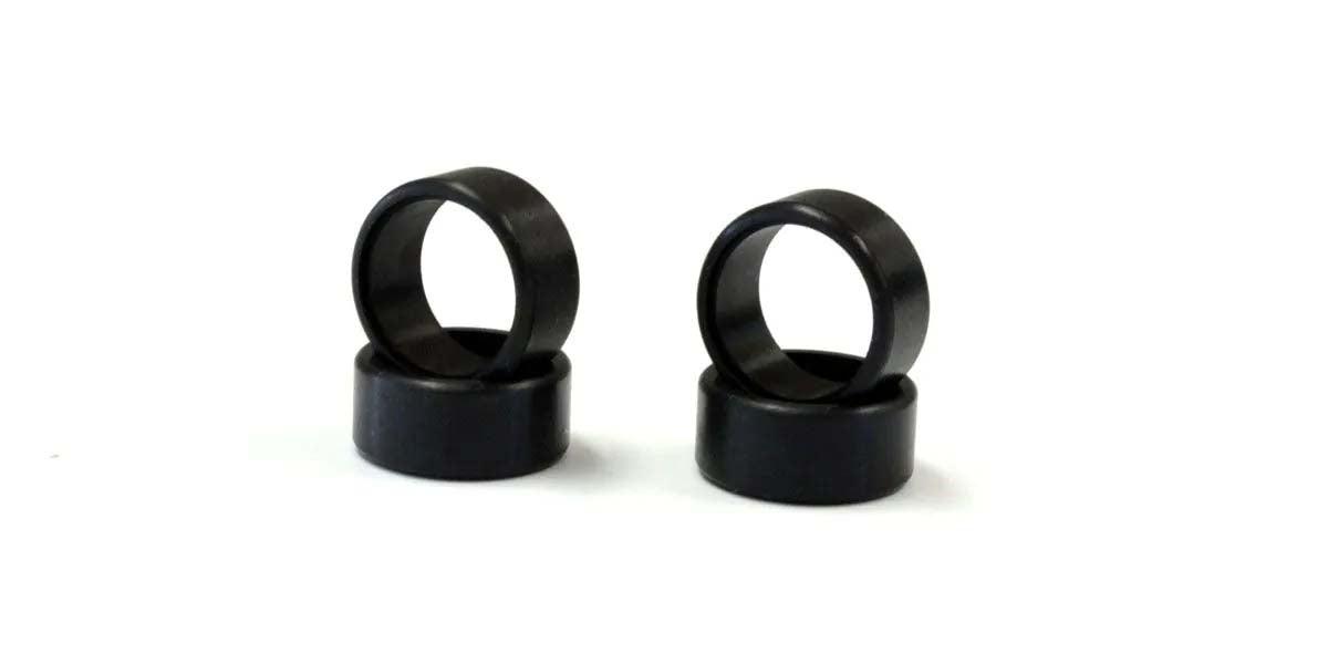 Kyosho - Mini-Z Racing Slick Low Height Tyres 20 Shore (4) - K.MZW39-20B MINI R/C WHEELS & TYRES