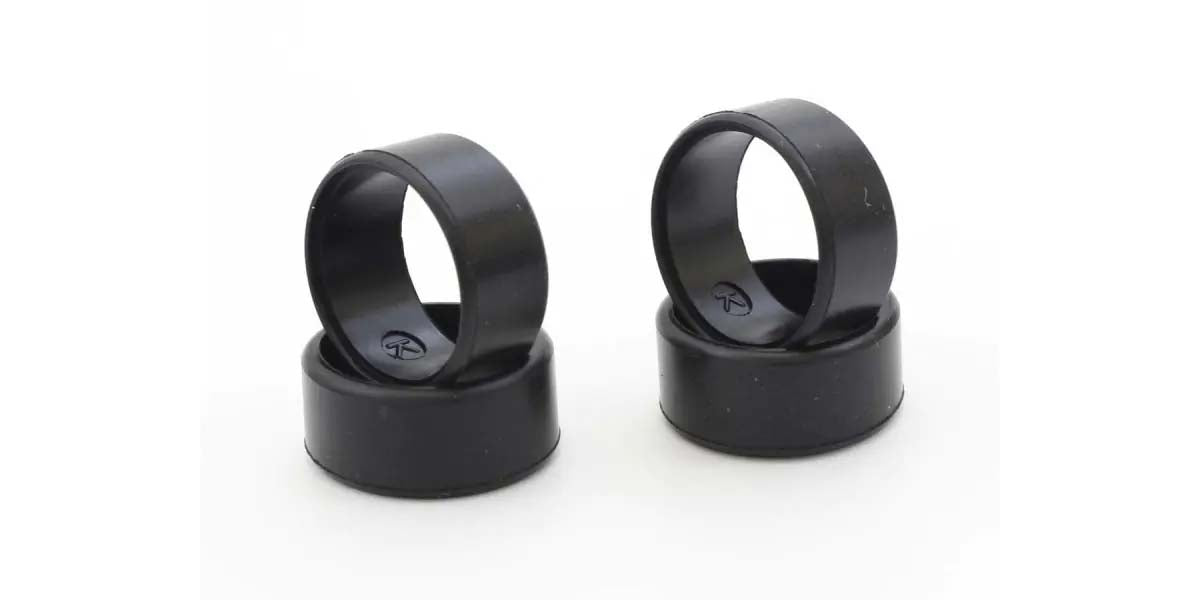 Kyosho - Mini-Z Racing Slick Super Low Height Tyres 20 Shore (4) - K.MZW40-20B MINI R/C WHEELS & TYRES