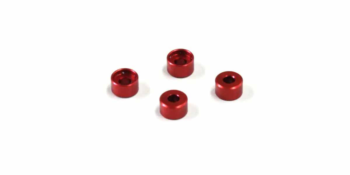 Kyosho - Mini-Z MR03 Aluminium Collar for MZW418 (4) 2.5mm/Blue - K.MZW418-25B MINI-Z RACER