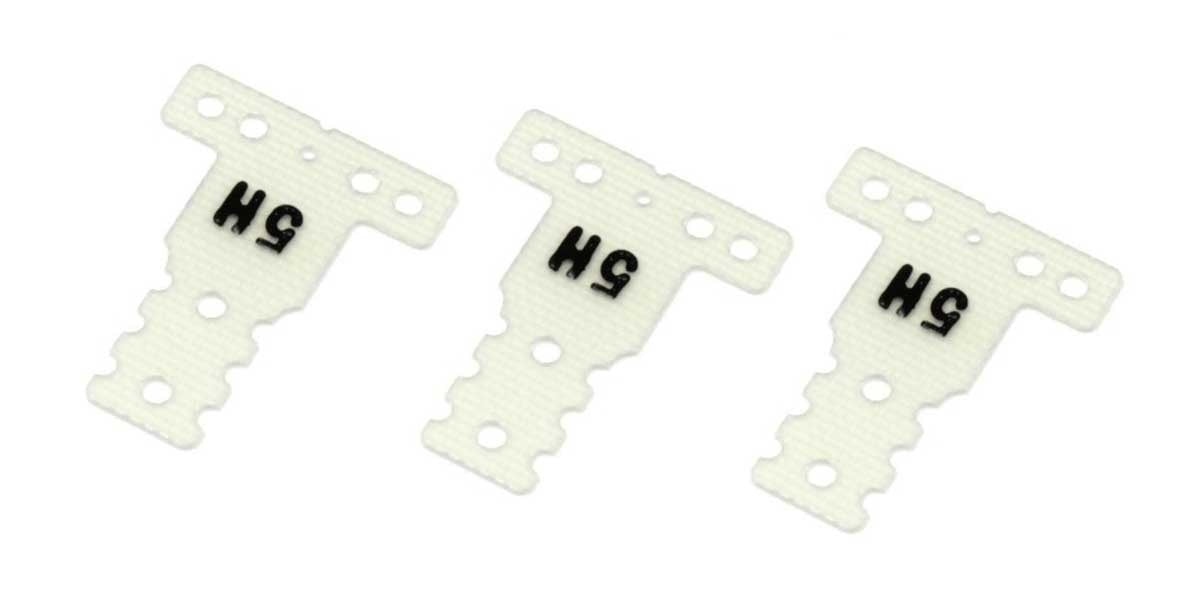 Kyosho - FRP Rear Suspension Plate Mini-Z MR03 MM-LM (3) 0.5 Hard - K.MZW437H MINI-Z RACER