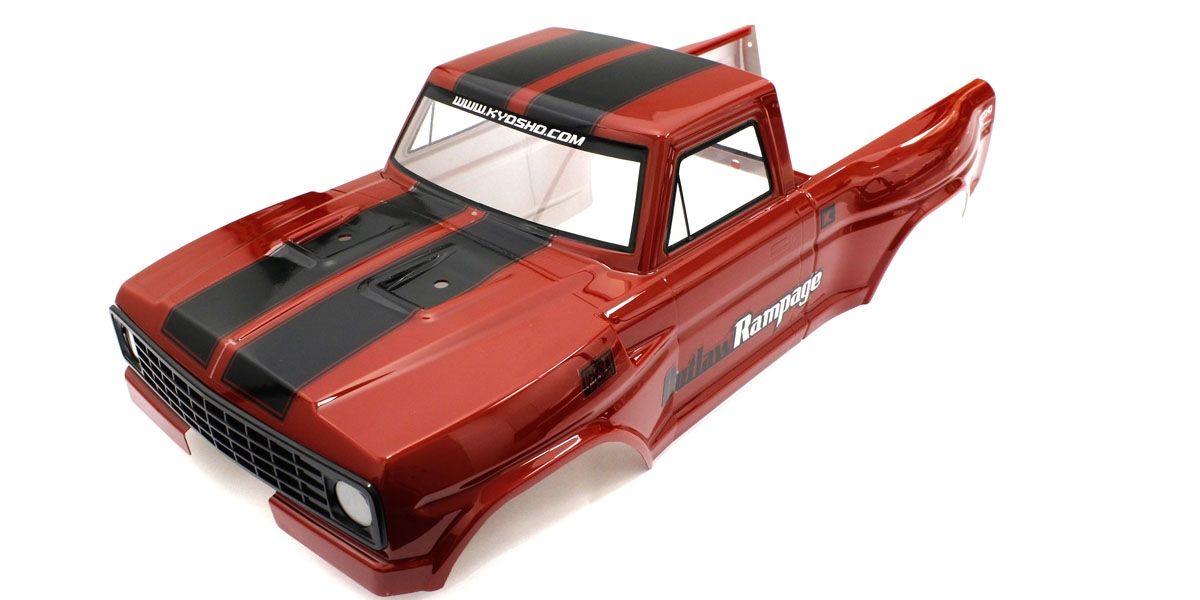 Kyosho - Bodyshell Outlaw Rampage Pro Type.3 (Red) - K.OLB003 BODYSHELL & DECO