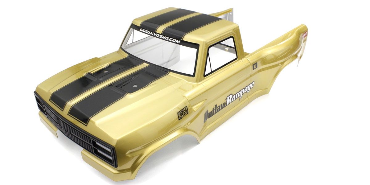 Kyosho - Bodyshell Outlaw Rampage Pro Type.4 (Gold) - K.OLB004 BODYSHELL & DECO