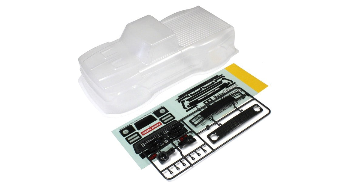 Kyosho - Clear Bodyshell Outlaw Rampage - K.OLB051 BODYSHELL & DECO