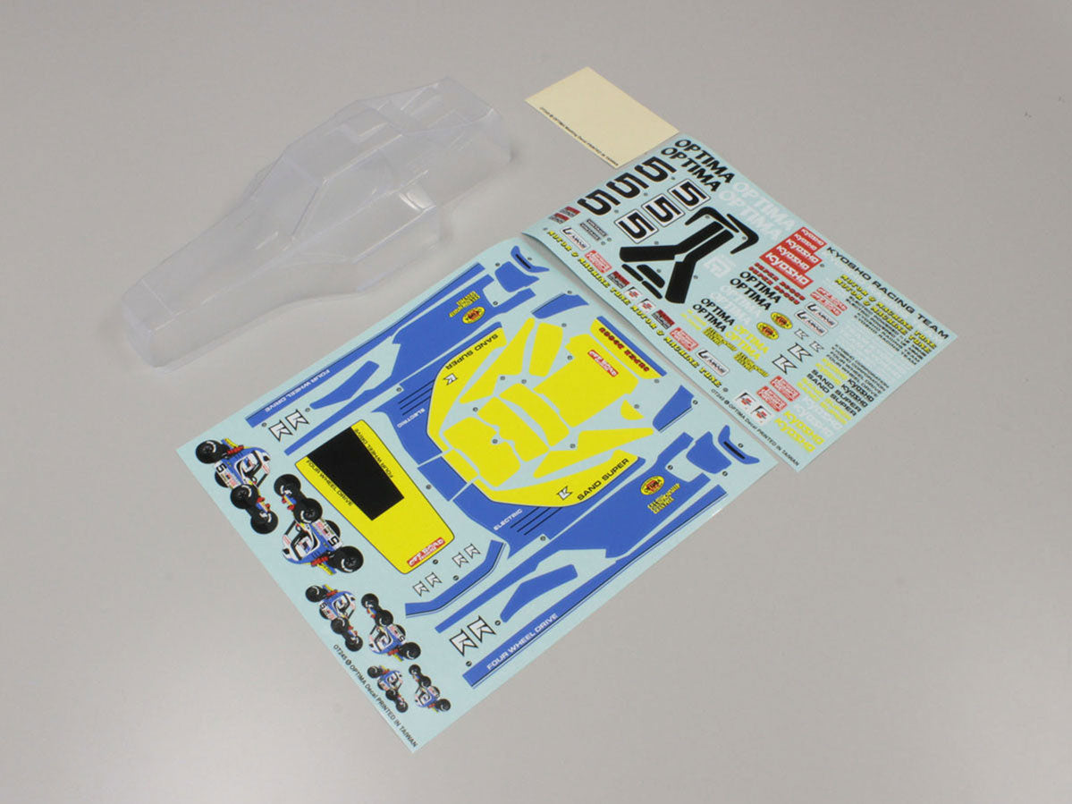 Kyosho - Optima Body Shell - K.OTB245 BODYSHELL & DECO