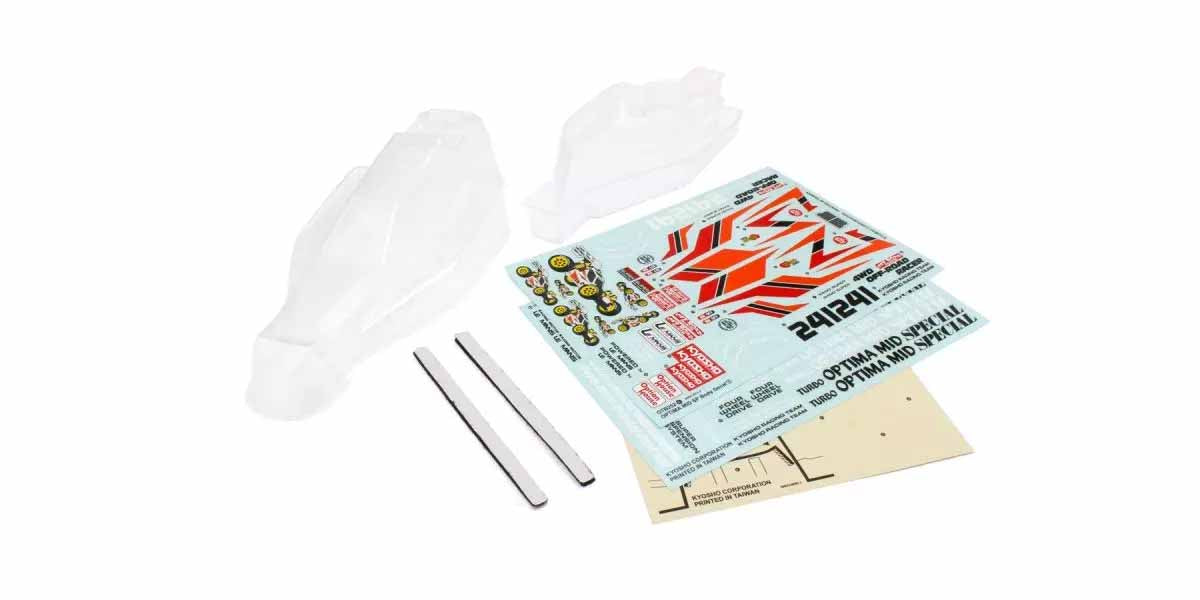 Kyosho - Turbo Optima Mid Special Body & Under Body - K.OTB252 BODYSHELL & DECO