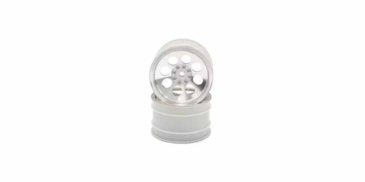 Kyosho - Optima Satin Chromed 2.0 inches 8 holes Wheel (2) - K.OTH245SCC WHEELS & TYRES