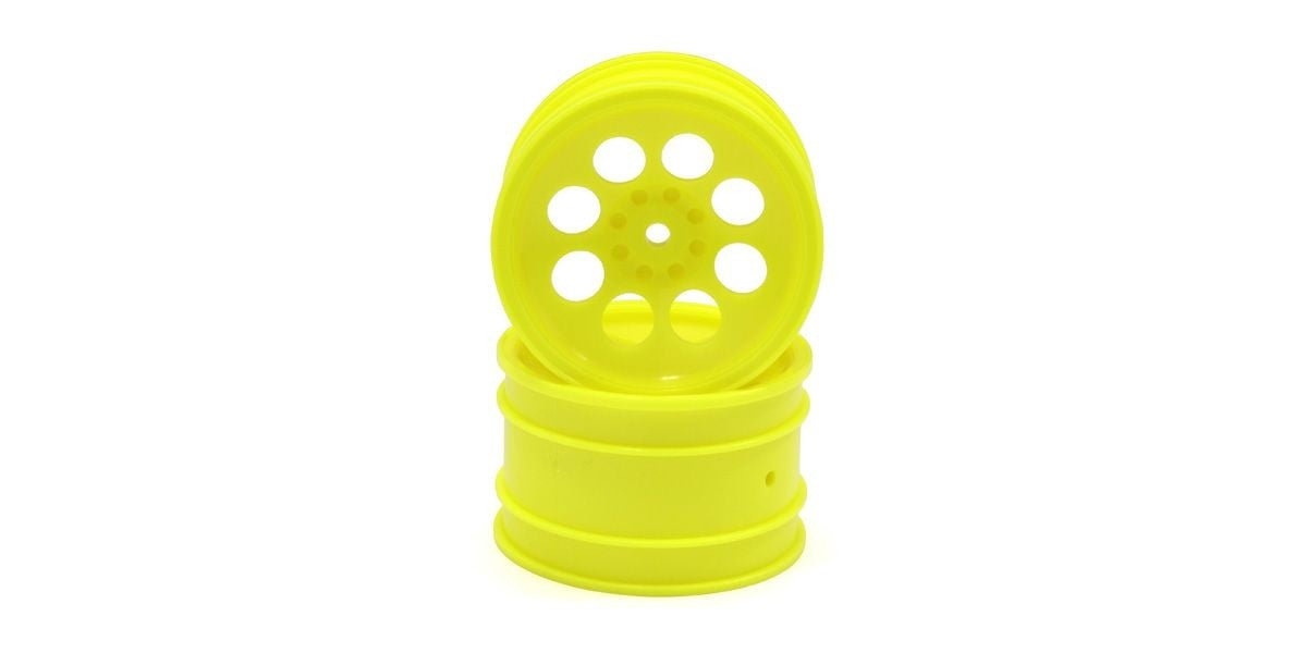 Kyosho - Optima Yellow 2.0 inches 8 Holes Wheel (2) - K.OTH245Y WHEELS & TYRES