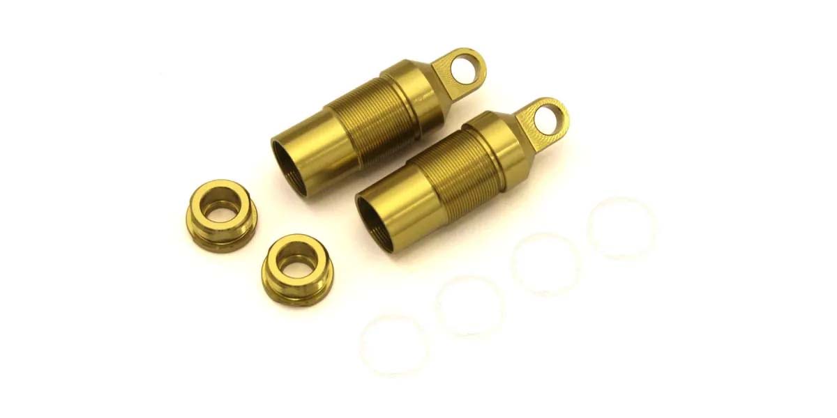 Kyosho - Front Shock Case Turbo Optima (2) Gold - K.OTW128-01B 1:10 Parts -Legendary