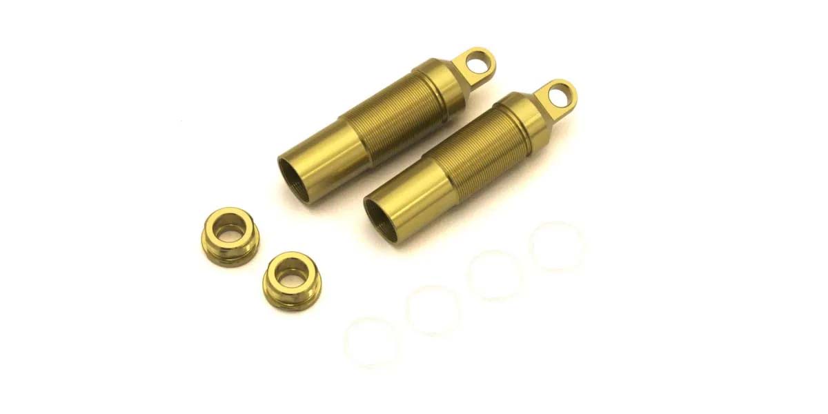 Kyosho - Rear Shock Case Turbo Optima (2) Gold - K.OTW129-01B 1:10 Parts -Legendary