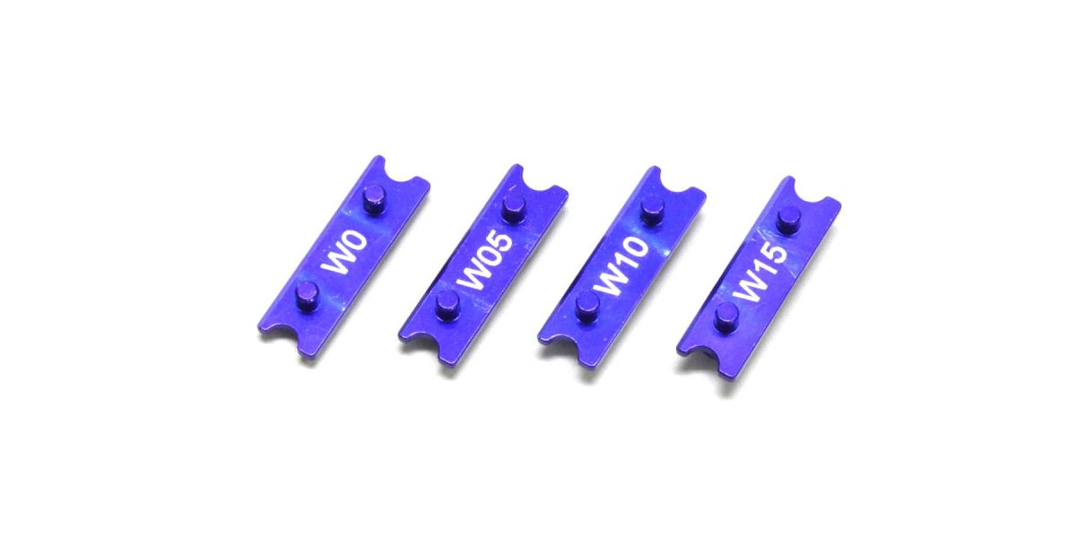 Kyosho - Front Spring Mount R246 Mini-Z MR03-W (0-0.5-1-1.5mm) Alu - K.R246-1332B MINI-Z RACER