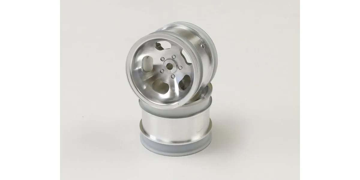 Kyosho - Beetle 2014 Satin Chromed Front Wheel 1.7 inches (2) - K.SCH004SCB WHEELS & TYRES