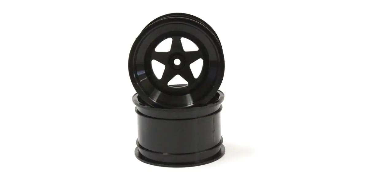 Kyosho - Scorpion 2014 Black Rear Wheel 2.2 inches (2) - K.SCH006BKB WHEELS & TYRES