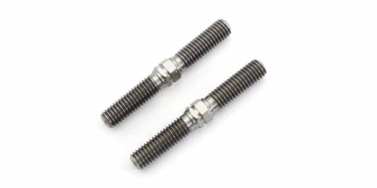 Kyosho - Inferno MP9-MP10 5x38mm Titanium Turnbuckle Rods (2) - K.TBT0538C 1:8 Parts Competition