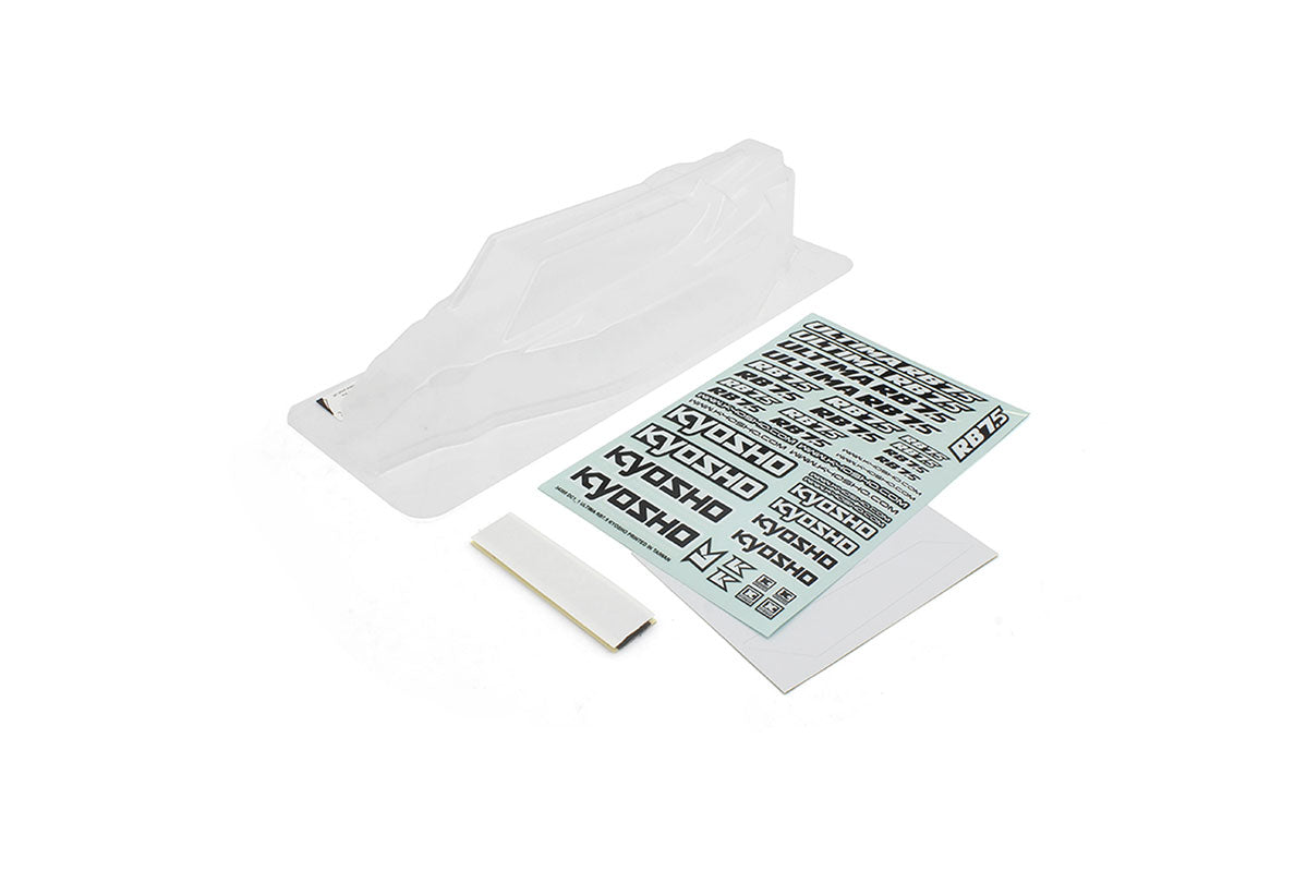Kyosho - Ultima RB7.5 Clear Body Set - K.UBB01 BODYSHELL & DECO