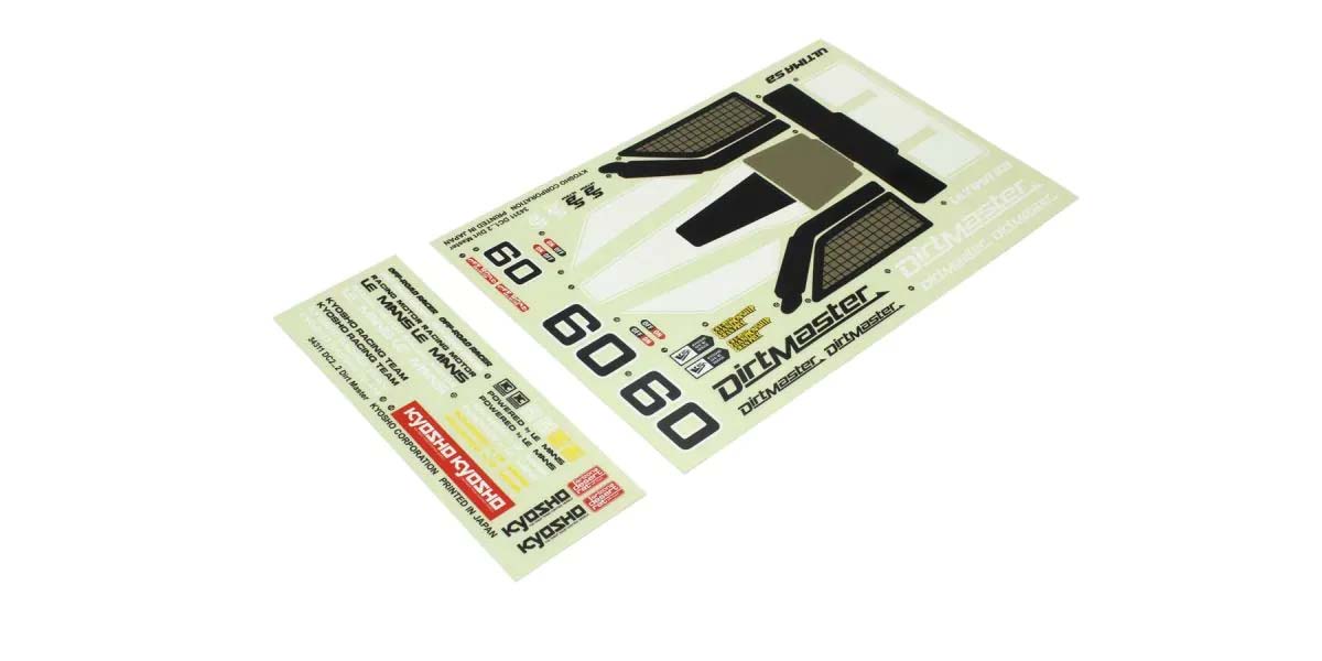 Kyosho - Decal EP Ultima SB DirtMaster - K.UMD52 BODYSHELL & DECO