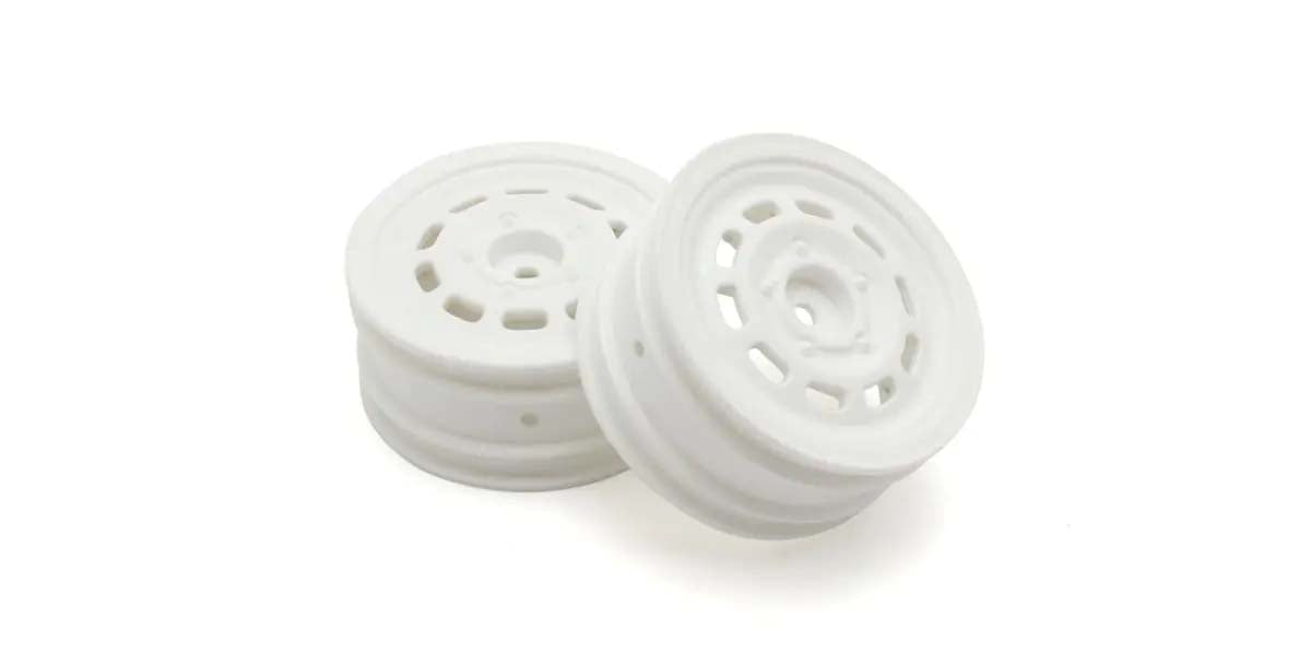 Kyosho - Front Wheels 10 holes White 2.2" (2) EP Ultima SB DuneMaster - K.UMH501W WHEELS & TYRES