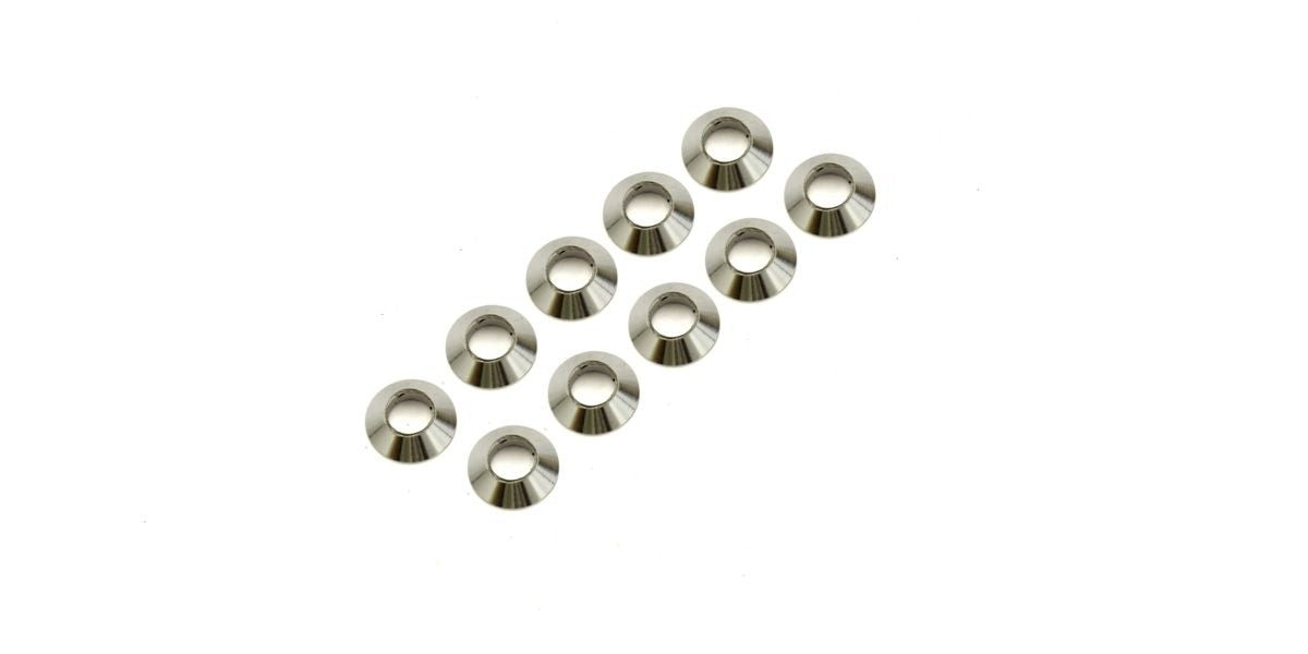 Kyosho - M3x6mm Tapered Washer Ultima (10) -Silver - K.UT017 1:10 Parts -Legendary