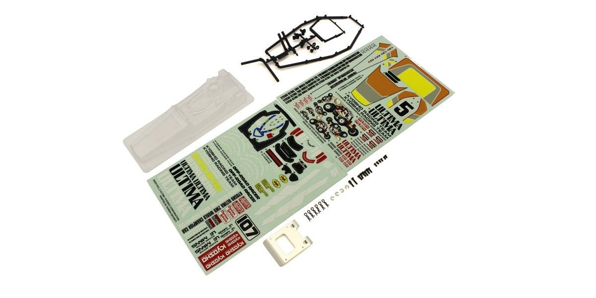 Kyosho - Complete Body Set Ultima - K.UTB001 BODYSHELL & DECO