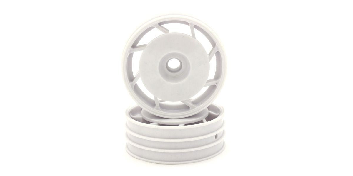 Kyosho - 1:10 Ultima Front Wheels 8D 50mm (2) - White - K.UTH001WT 1:10 Parts