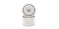 Kyosho - 1:10 Ultima Rear Wheels 8D 50mm (2) - White - K.UTH002WT 1:10 Parts