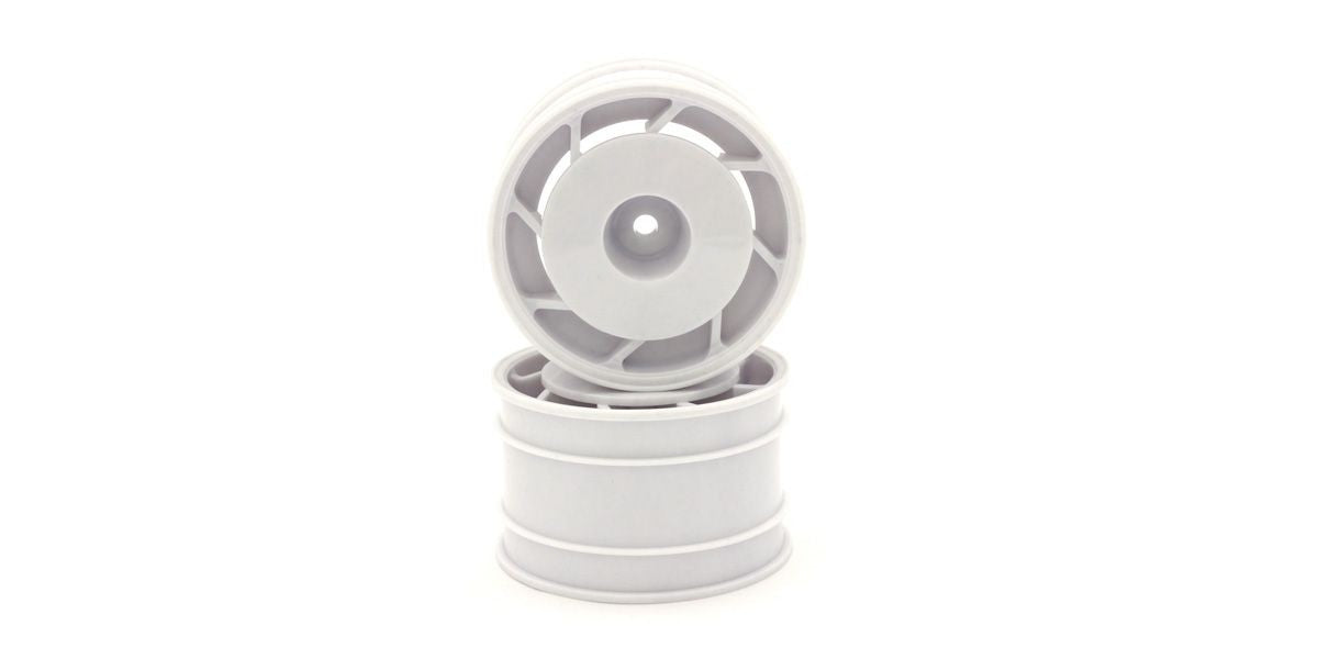 Kyosho - 1:10 Ultima Rear Wheels 8D 50mm (2) - White - K.UTH002WT 1:10 Parts