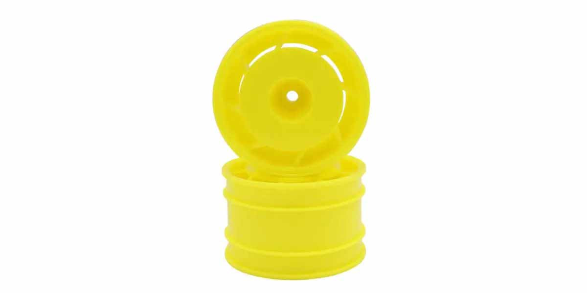 Kyosho - 1:10 Ultima Rear Wheels 8D 50mm (2) - Yellow - K.UTH002YB WHEELS & TYRES