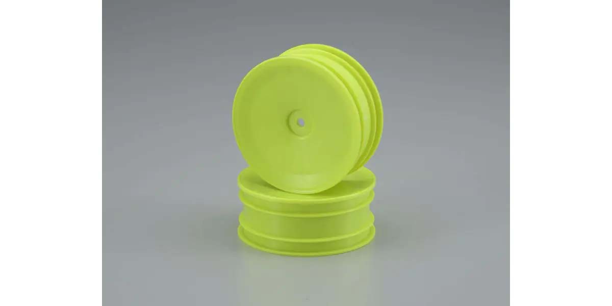Kyosho - Front Wheel 2.2" Ultima RB5-RB7-SB DirtMaster (2) Yellow - K.W5029YB 1:10 Parts Competition