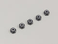 Kyosho - Alu Nylon Lock Nuts Gunmetal M2.6x3.0mm (5) - K.1-N2630NA-GM