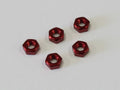 Kyosho - Nuts Alu Red M3x2.4mm (5) - K.1-N3024A-R
