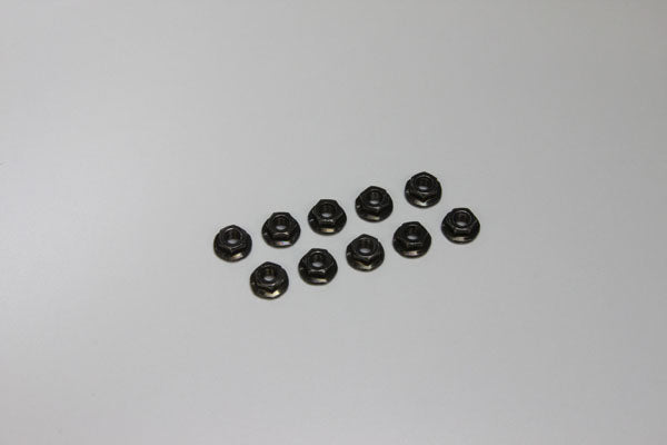Kyosho - Flanged Nuts M3x3.7mm (10) - K.1-N3037F