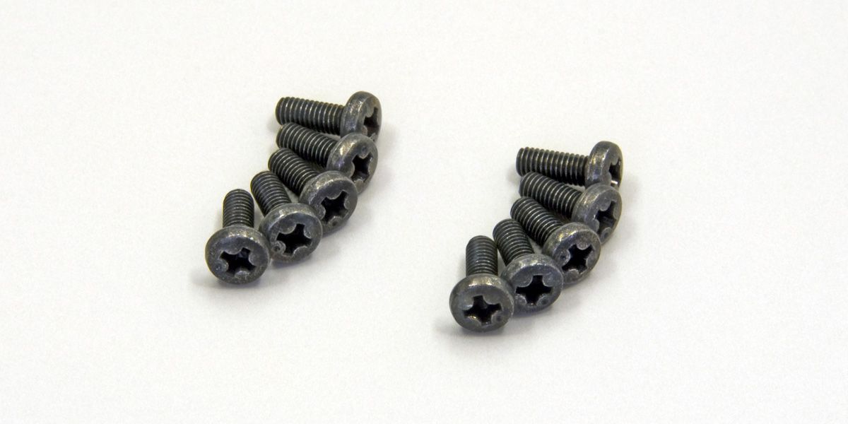 Kyosho - Bind Head Metallic Screws M3x8mm (10) - K.1-S03008