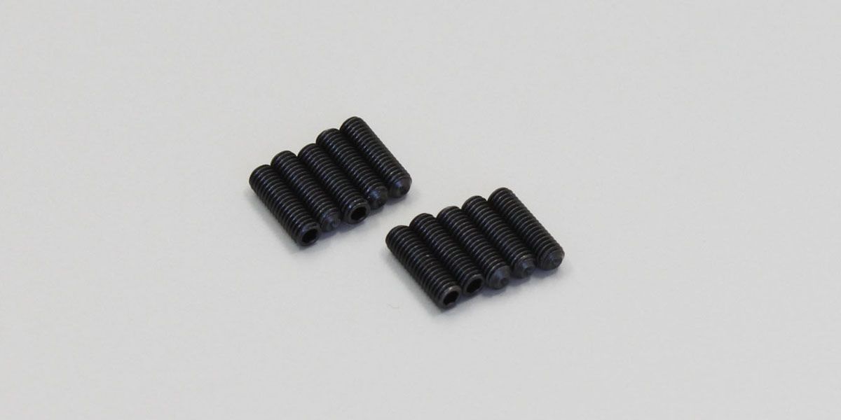 Kyosho - Metallic Headless Set Screws M3x10mm (10) - K.1-S53010