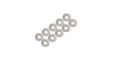 Kyosho - Washers M2x6x0.4mm (10) - K.1-W200604