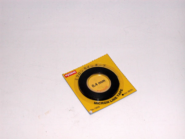 Kyosho - Black Micron Tape 0.4mm x 8m - K.1859