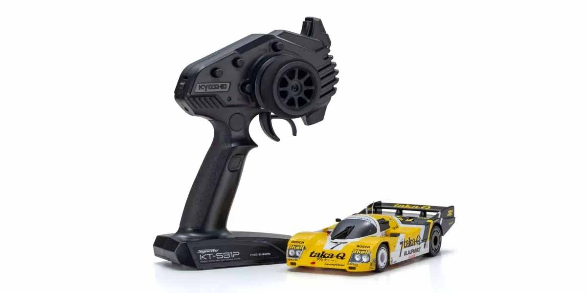 Kyosho - Mini-Z MR04 RWD Porsche 962 C Coupe LH No.7 (W-LM/KT531P) - K.32363TQ MR-03 RWD Series
