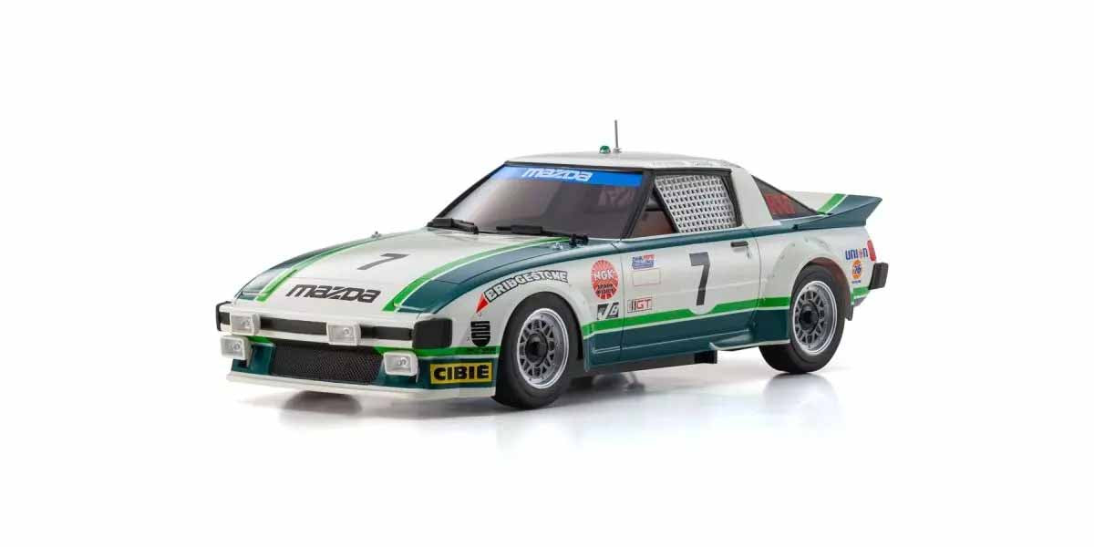 Kyosho - Mini-Z MR04 RWD Mazda Savanna RX-7 Daytona'79 No.7 (N-MM2/KT) - K.32365GR MR-03 RWD Series