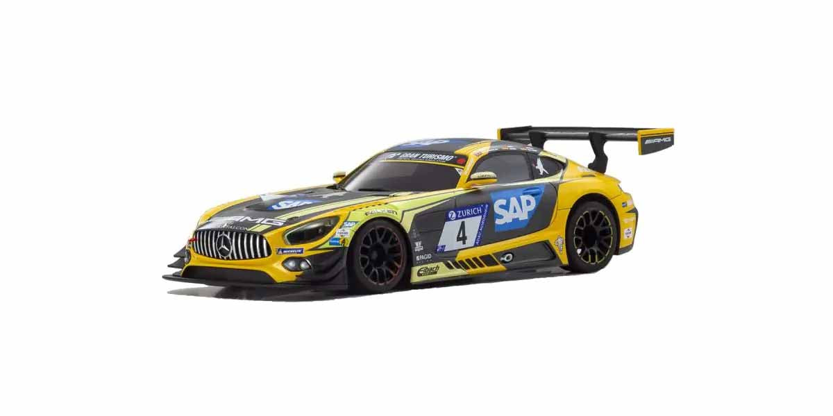 Kyosho - Mini-Z MR04 RWD Mercedes AMG GT3 24h NBG'18 No.4 (W-MM/KT531P) - K.32367YBK MR-03 RWD Series