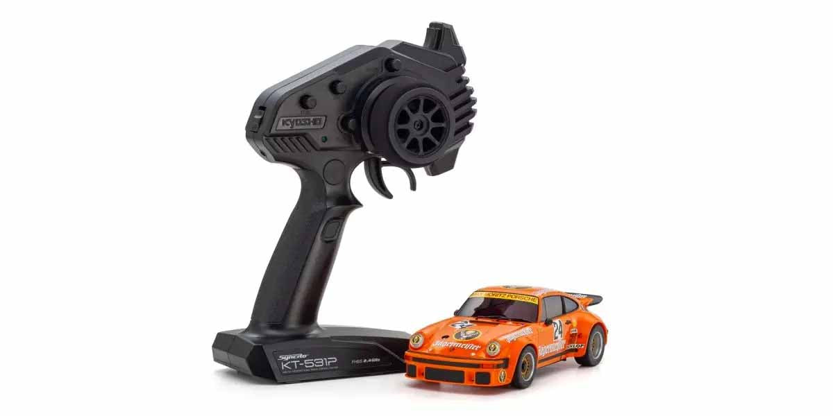 Kyosho - Mini-Z MR04 RWD Porsche 934 RSR J�germeister #24 (N-RM/KT531P) - K.32368EM MR-03 RWD Series