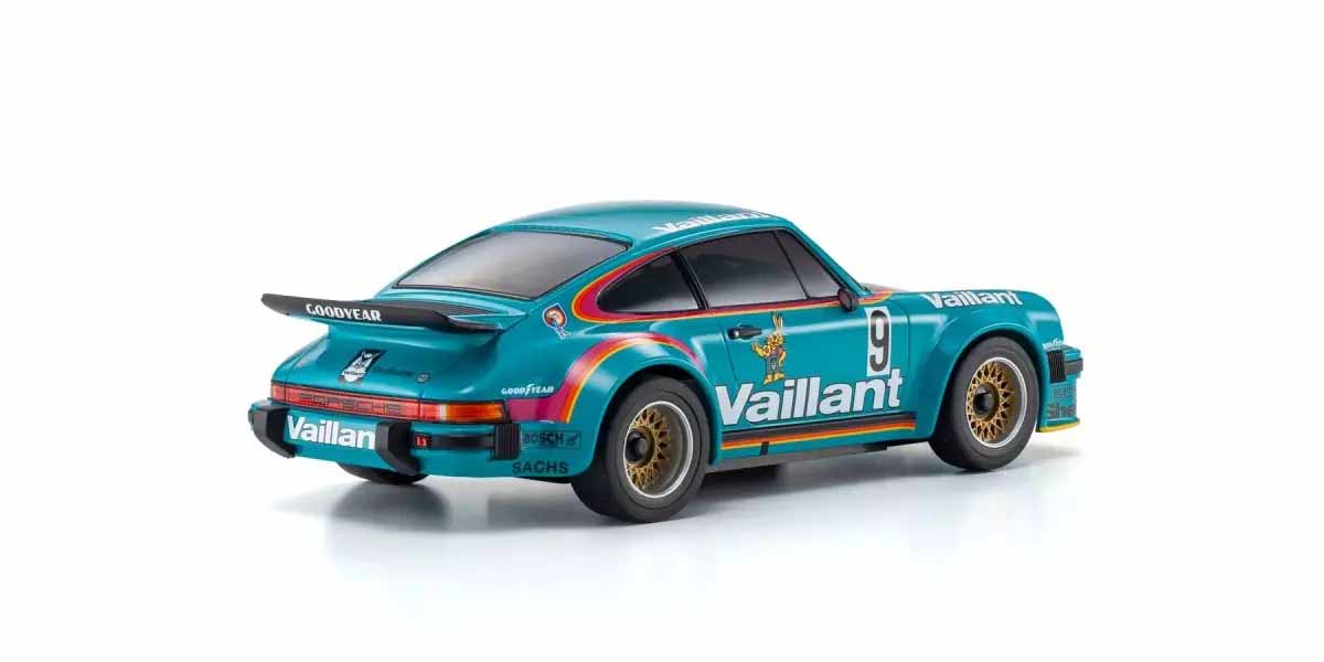 Kyosho - Mini-Z MR04 RWD Porsche 934 RSR 1976 Vaillant #9 (N-RM/KT531P) - K.32368V MR-03 RWD Series