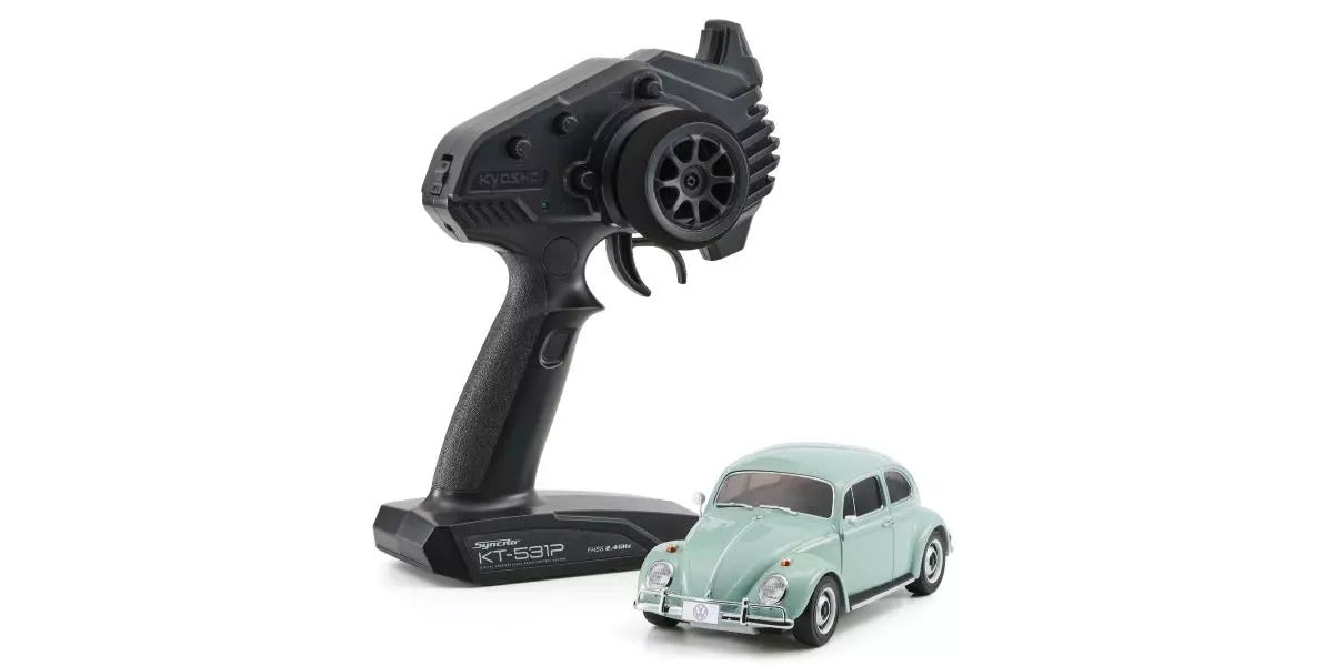 Kyosho - Mini-Z MR04 RWD Volkswagen Beetle 1300 1966 Bahama Blue - K.32374BBL MR-03 RWD Series