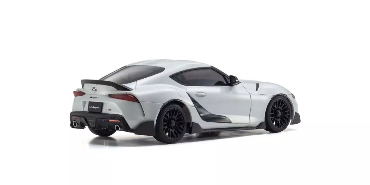 Kyosho - Mini-Z MR04 RWD Toyota GR Supra TRD Aero White Metal (N-MM2) - K.32378W MR-03 RWD Series