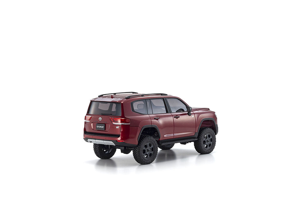 Kyosho - Mini-Z 4X4 MX-01 Toyota Land Cruiser GR Sport Dark Red Mica (KT531P) - K.32538MR MINI-Z 4X4 Series