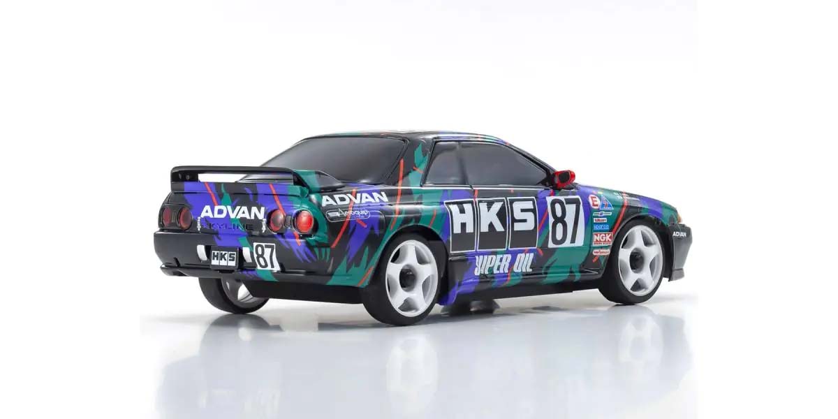 Kyosho - Mini-Z AWD Nissan Skyline GT-R R32 1993 HKS #87 (MA020-KT531P) - K.32652HK AWD SPORTS Series