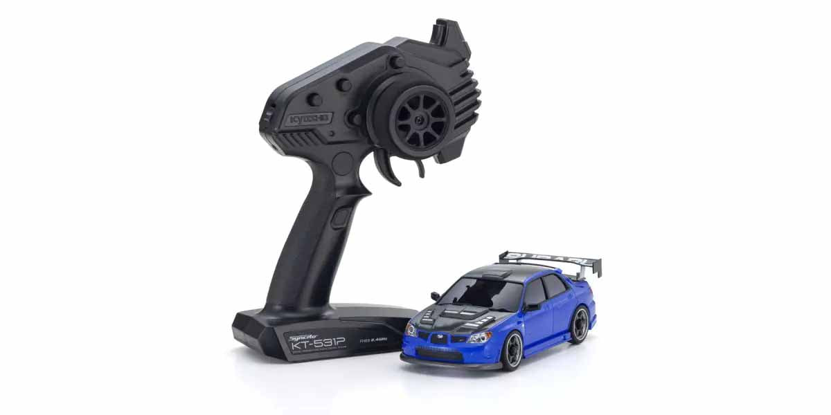 Kyosho - Mini-Z AWD Subaru Impreza WRX Aero Kit Blue (MA020N-M/KT531P) - K.32653BL AWD SPORTS Series