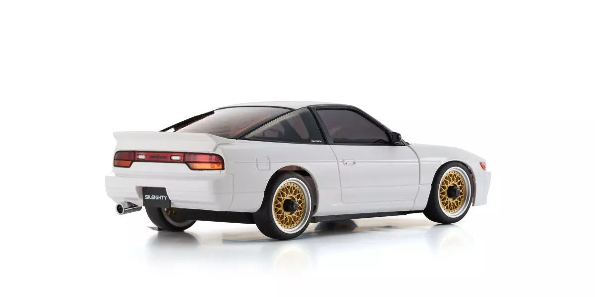 Kyosho - Mini-Z AWD Nissan Sileighty White (MA020N-M/KT531P) - K.32660W AWD SPORTS Series