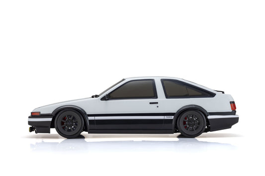 Kyosho - Fazer D2 Toyota Sprinter Trueno AE86 White 1/10 RC Car RTR Drift Readyset - K.34501B FAZER Series