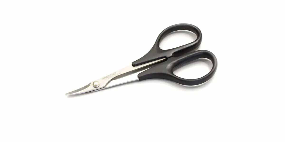Kyosho - KRF Stainless PC Body Curved Scissors - K.36262C